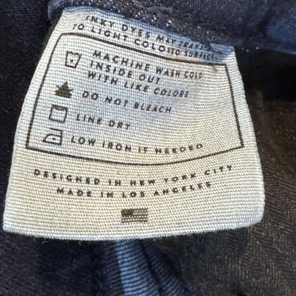 AYR Jeans Womens 28 Blue Sweetest Thing Stretch Denim Cropped Straight Made USA - Picture 10 of 10